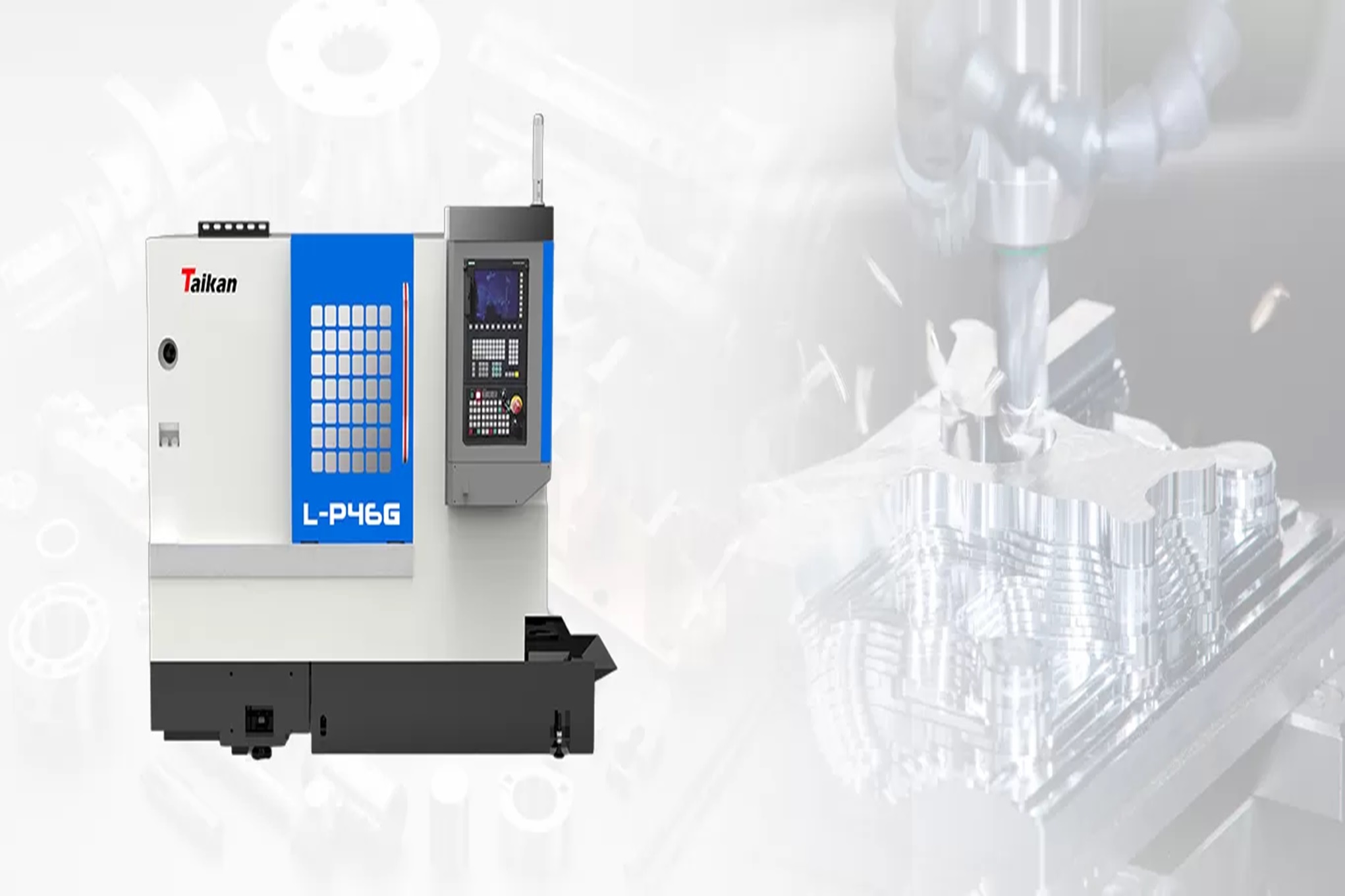 CNC-Gang-Drehmaschine: Kompakte Präzision für hocheffiziente Produktion