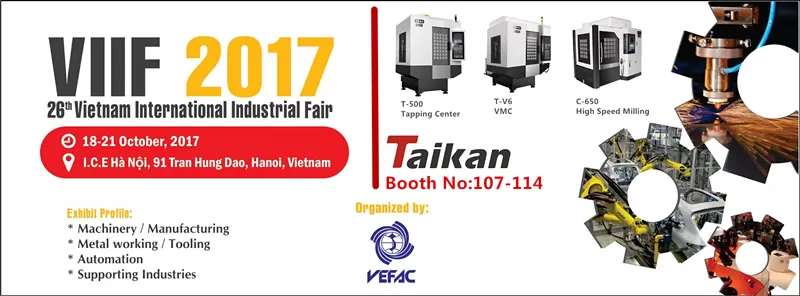 Taikan wird an VIIF 2017 in Hanoi Vietnam teilnehmen
