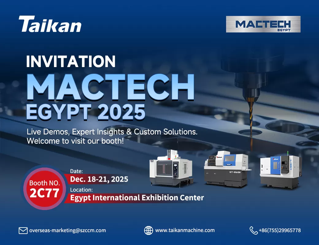 Einladung | MACTECH EGYPT 2025 | Wir laden Sie herzlich ein, Taikan zu besuchen