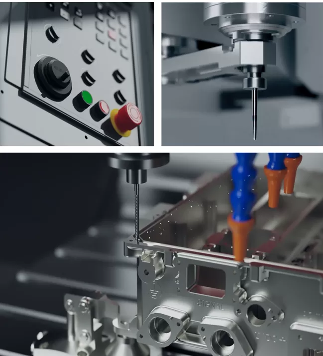 Merkmale des vertikalen Bearbeitungs zentrums